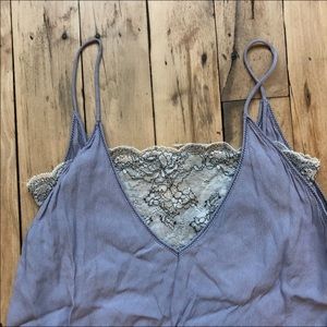 Mustard Seed Tops - Mustard seed purple tank lace built in bandeau Mustard Seed Tops - Mustard seed purple tank lace built in bandeau